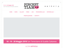 Tablet Screenshot of porchettiamo.com